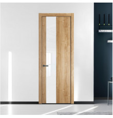 19 NE.O Дуб Карамель вставка Классик лак кромка Серая ночь ProfilDoors Orange