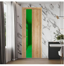 19 NE.O Дуб Карамель вставка Светло-желтый лак кромка Золото ProfilDoors Orange