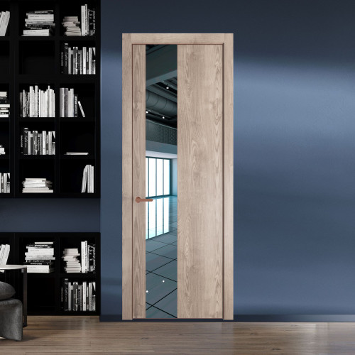19 NE.O Дуб Сонома вставка Зеркало кромка Медь ProfilDoors Orange