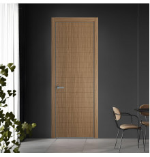 41 NE.O Дуб Мокко вставка Глухая кромка Серебро ProfilDoors Orange