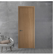 44 NE.O Дуб Мокко вставка Глухая кромка Серая ночь ProfilDoors Orange