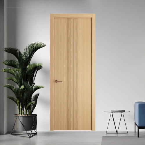 45 NE.O Дуб Натуральный вставка Глухая кромка Медь ProfilDoors Orange