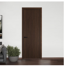 46 NE.O Орех Шоколад вставка Глухая кромка Черный ProfilDoors Orange
