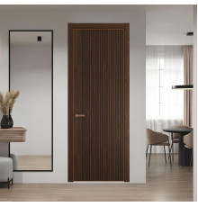46 NE.O Орех Шоколад вставка Глухая кромка Медь ProfilDoors Orange