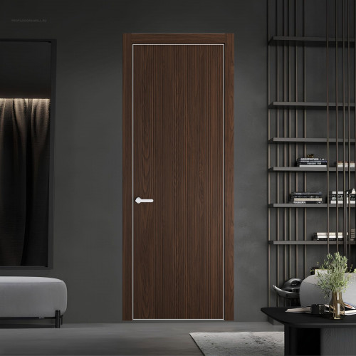 49 NE.O Орех Шоколад вставка Глухая кромка Вайт ProfilDoors Orange