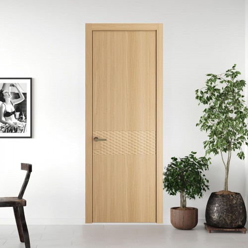 54 NE.O Дуб Натуральный вставка Глухая кромка Шампань ProfilDoors Orange