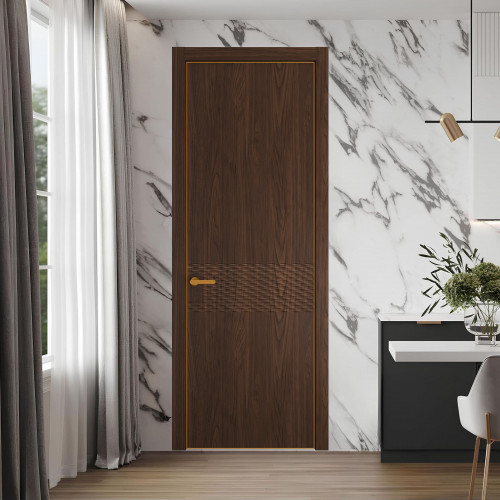 54 NE.O Орех Шоколад вставка Глухая кромка Бронза ProfilDoors Orange
