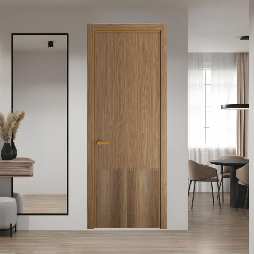 57 NE.O Дуб Мокко вставка Глухая кромка Бронза ProfilDoors Orange
