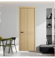 58 NE.O Дуб Натуральный вставка Глухая кромка Черный ProfilDoors Orange