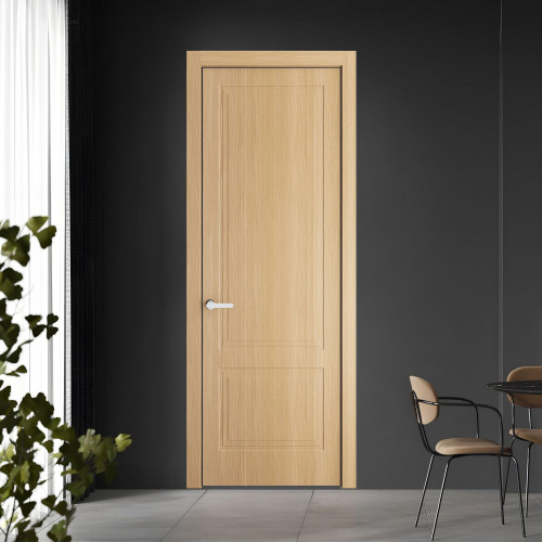 62 NE.O Дуб Натуральный вставка Глухая кромка Черный муар ProfilDoors Orange