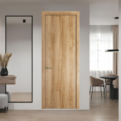 11 NE.O Дуб Карамель молдинг Шампань кромка Шампань ProfilDoors Orange