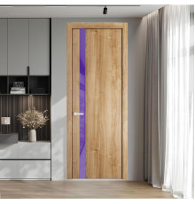 18 NE.O Дуб Карамель вставка Лаванда лак кромка Черный муар ProfilDoors Orange