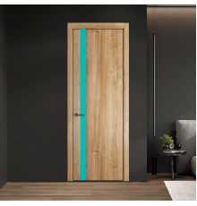 18 NE.O Дуб Карамель вставка Монохром мята кромка Серая ночь ProfilDoors Orange