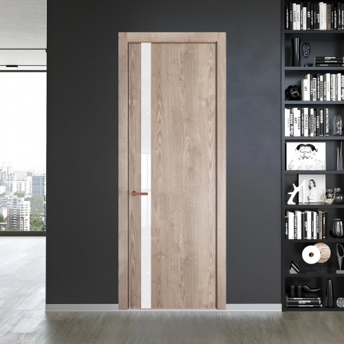 18 NE.O Дуб Сонома вставка Классик лак кромка Медь ProfilDoors Orange