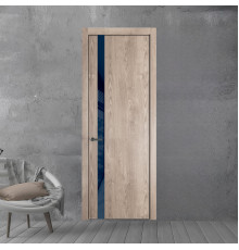 18 NE.O Дуб Сонома вставка Темно-синий лак кромка Серая ночь ProfilDoors Orange