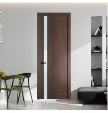 18 NE.O Дуб Тобакко вставка Белый лак кромка Черный ProfilDoors Orange