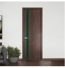 18 NE.O Дуб Тобакко вставка Монохром зеленый лес кромка Черный муар ProfilDoors Orange