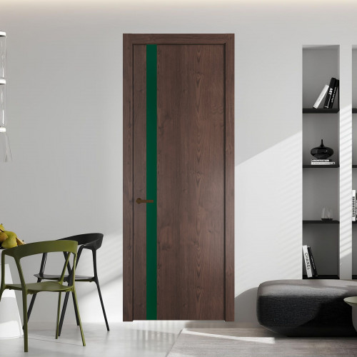18 NE.O Дуб Тобакко вставка Монохром зеленый лес кромка Деорэ ProfilDoors Orange
