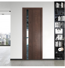 18 NE.O Дуб Тобакко вставка Зеркало кромка Серая ночь ProfilDoors Orange