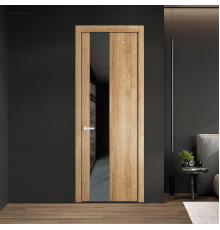 19 NE.O Дуб Карамель вставка Графит лак кромка Черный муар ProfilDoors Orange