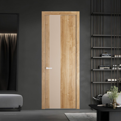 19 NE.O Дуб Карамель вставка Магнолия кромка Вайт ProfilDoors Orange