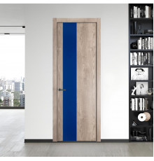 19 NE.O Дуб Сонома вставка Монохром синий кромка Серая ночь ProfilDoors Orange