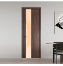 19 NE.O Дуб Тобакко вставка Бежевый лак кромка Деорэ ProfilDoors Orange