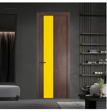 19 NE.O Дуб Тобакко вставка Монохром светло-желтый кромка Деорэ ProfilDoors Orange