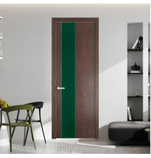19 NE.O Дуб Тобакко вставка Монохром зеленый лес кромка Вайт ProfilDoors Orange