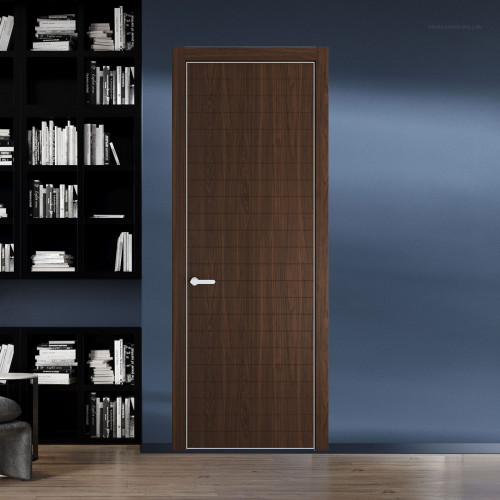 41 NE.O Орех Шоколад вставка Глухая кромка Вайт ProfilDoors Orange