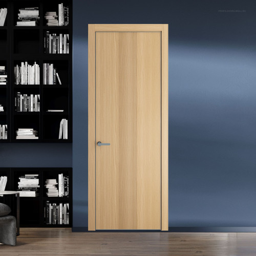 45 NE.O Дуб Натуральный вставка Глухая кромка Серебро ProfilDoors Orange