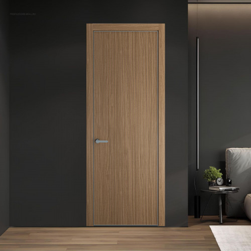 49 NE.O Дуб Мокко вставка Глухая кромка Серебро ProfilDoors Orange