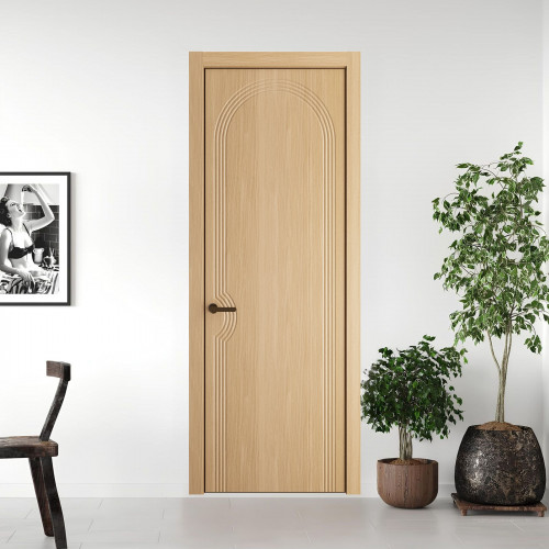 56 NE.O Дуб Натуральный вставка Глухая кромка Деорэ ProfilDoors Orange