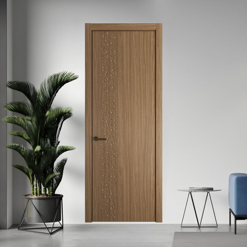 59 NE.O Дуб Мокко вставка Глухая кромка Деорэ ProfilDoors Orange