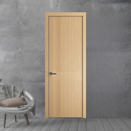 65 NE.O Дуб Натуральный вставка Глухая кромка Серая ночь ProfilDoors Orange