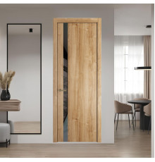 18 NE.O Дуб Карамель вставка Графит лак кромка Шампань ProfilDoors Orange