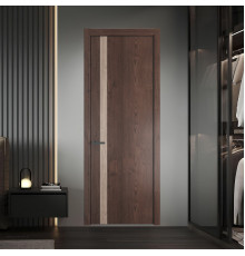 18 NE.O Дуб Тобакко вставка Дуб Сонома кромка Серая ночь ProfilDoors Orange