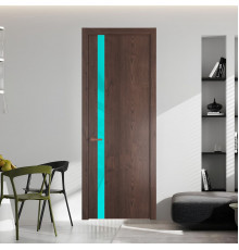 18 NE.O Дуб Тобакко вставка Мята лак кромка Медь ProfilDoors Orange