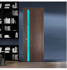 18 NE.O Дуб Тобакко вставка Мята лак кромка Никель ProfilDoors Orange