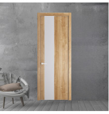 19 NE.O Дуб Карамель вставка Дарк Вайт кромка Вайт ProfilDoors Orange