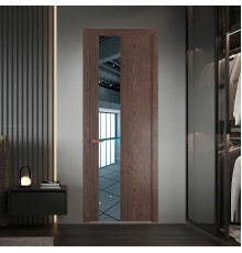 19 NE.O Дуб Тобакко вставка Зеркало кромка Медь ProfilDoors Orange