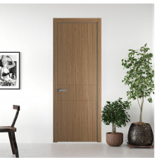 43 NE.O Дуб Мокко вставка Глухая кромка Серебро ProfilDoors Orange