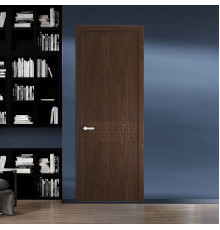 54 NE.O Орех Шоколад вставка Глухая кромка Черный муар ProfilDoors Orange
