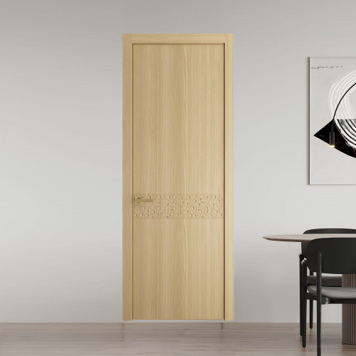 58 NE.O Дуб Натуральный вставка Глухая кромка Золото ProfilDoors Orange