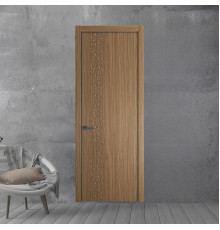 59 NE.O Дуб Мокко вставка Глухая кромка Серая ночь ProfilDoors Orange