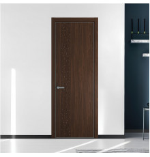 59 NE.O Орех Шоколад вставка Глухая кромка Серебро ProfilDoors Orange