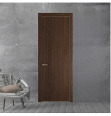 59 NE.O Орех Шоколад вставка Глухая кромка Шампань ProfilDoors Orange