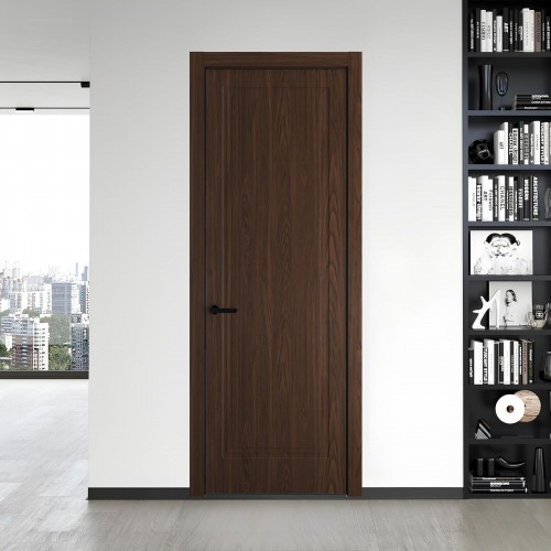 61 NE.O Орех Шоколад вставка Глухая кромка Черный ProfilDoors Orange