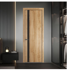 18 NE.O Дуб Карамель вставка Монохром графит кромка Серая ночь ProfilDoors Orange