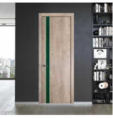 18 NE.O Дуб Сонома вставка Монохром зеленый лес кромка Серая ночь ProfilDoors Orange
